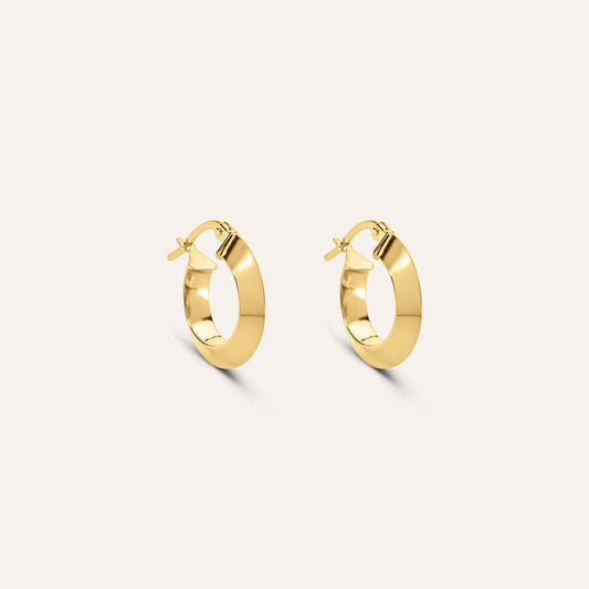 Orecchini a Cerchio Stroili Toujours Piccoli Oro Giallo 9 Kt