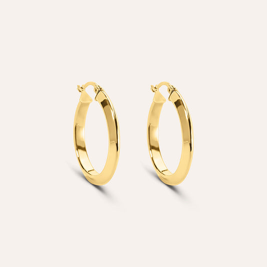 Orecchini a Cerchio Stroili Toujours Oro Giallo 9 Kt
