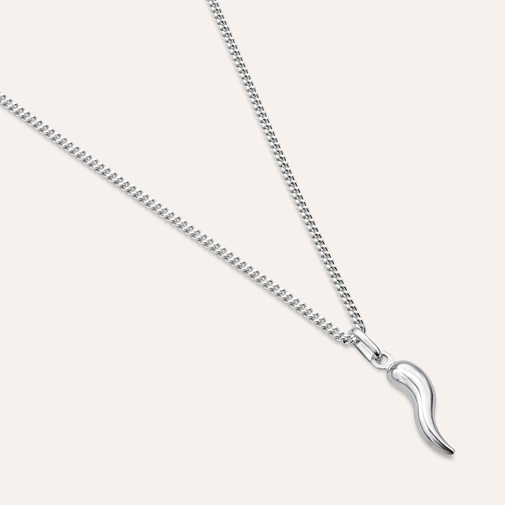 Ciondolo Stroili Poeme Cornetto Oro Bianco 9 Kt