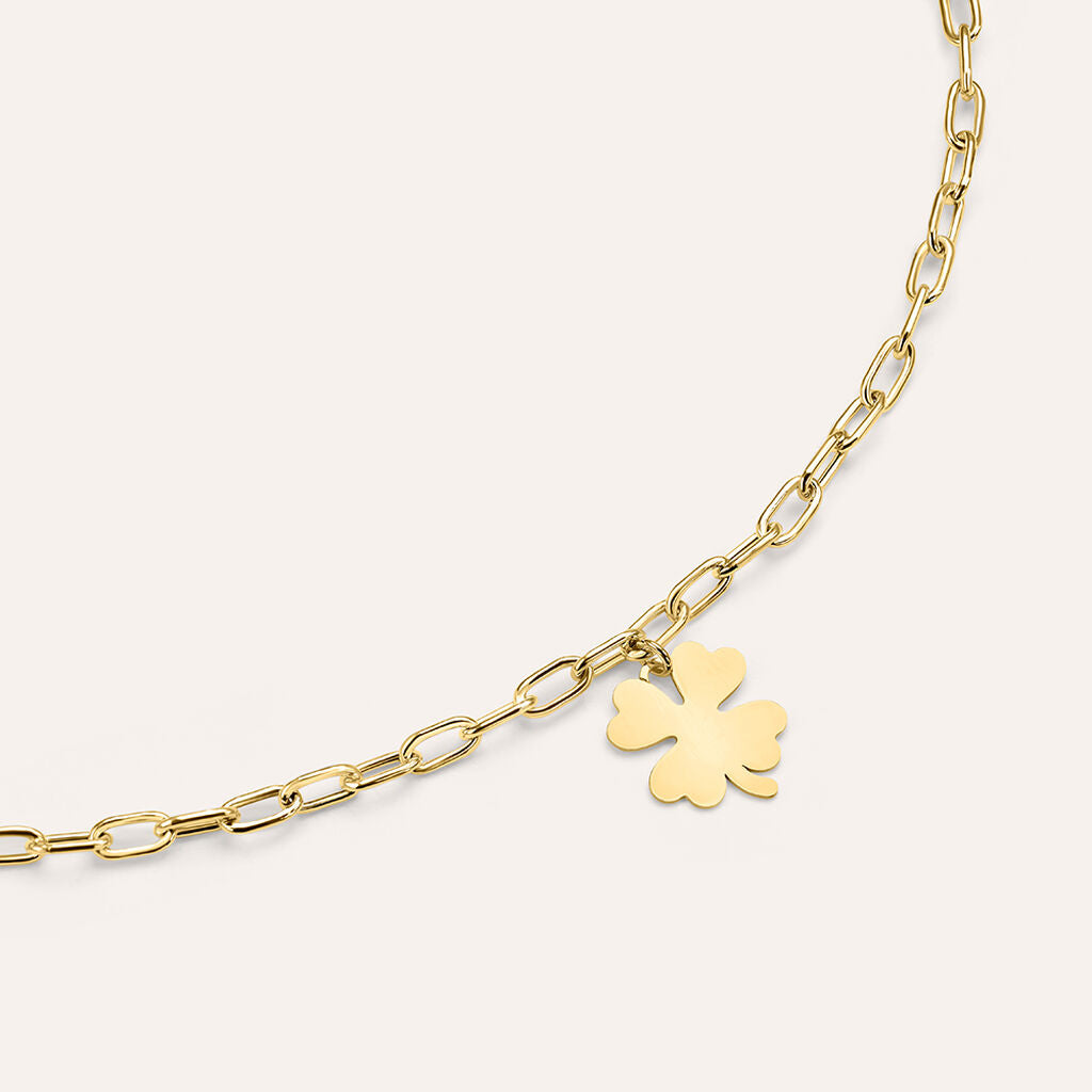 Bracciale Stroili Beverly Oro 9 Kt Charm Quadrifoglio