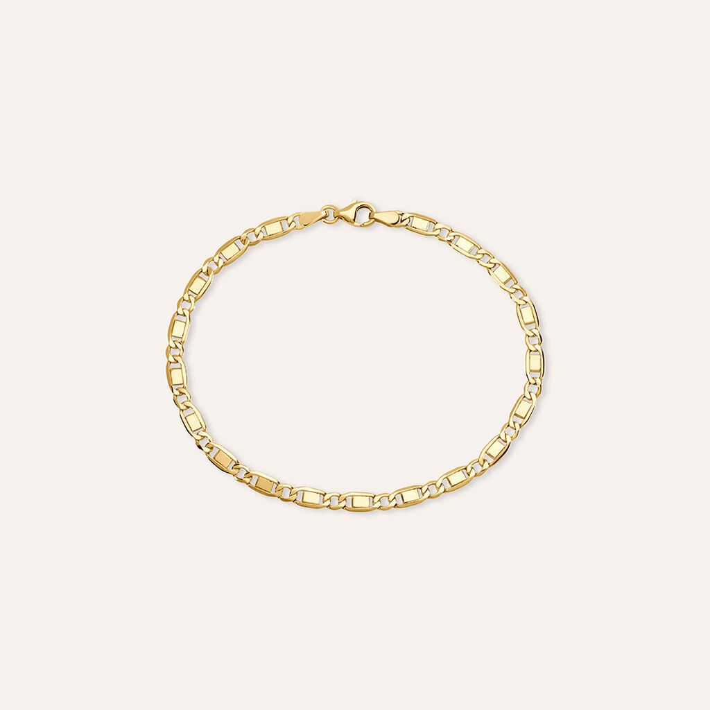 Bracciale Stroili L'homme Or Oro Maglia Plaquette