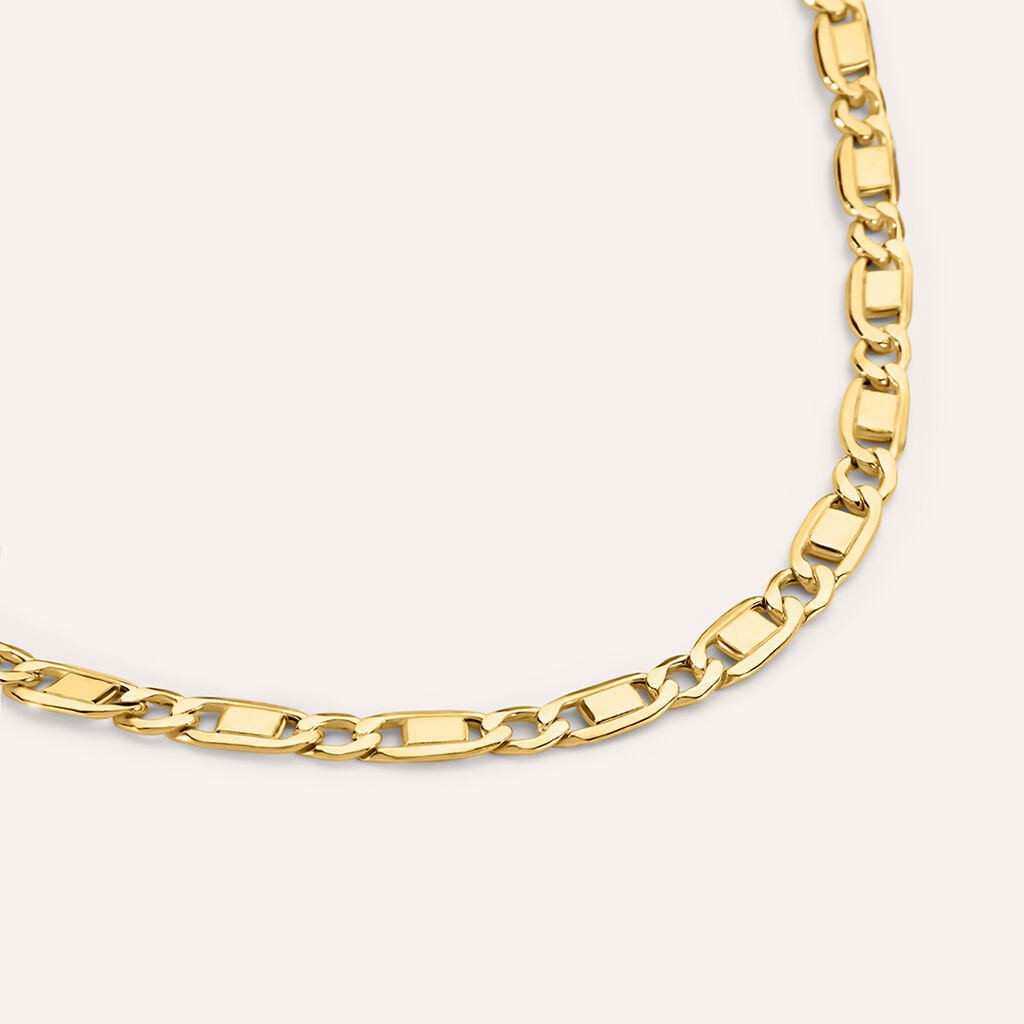 Bracciale Stroili L'homme Or Oro Maglia Plaquette