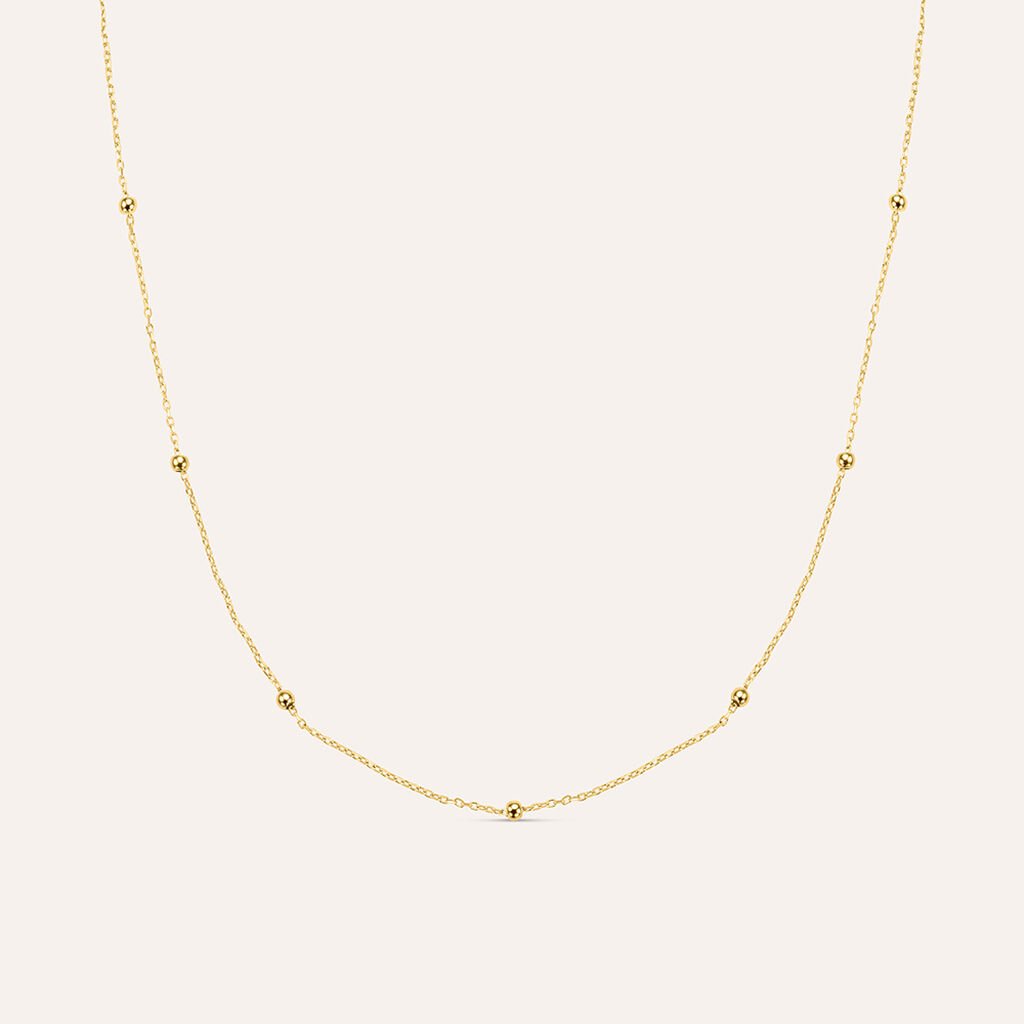 Collana Stroili Beverly Oro Giallo 9 Kt con Sferette