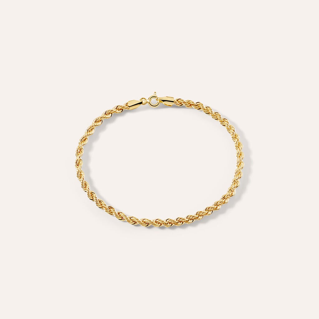 Bracciale Stroili Round Meshes Oro 9 Kt Maglia Corda
