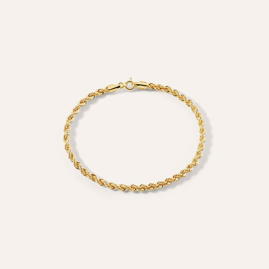 Bracciale Stroili Round Meshes Oro 9 Kt Maglia Corda