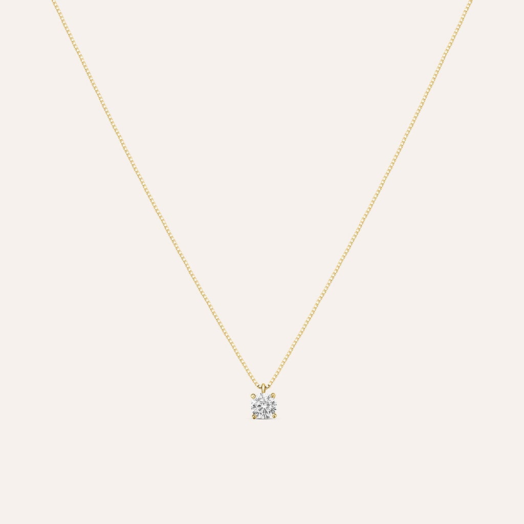 Collana Stroili Claire Punto Luce Oro Giallo 9 Kt Maglia Veneziana