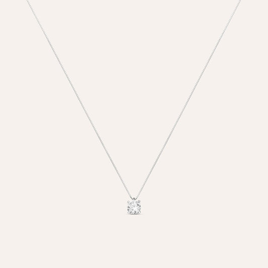 Collana Stroili Claire Punto Luce Oro Bianco 9 Kt