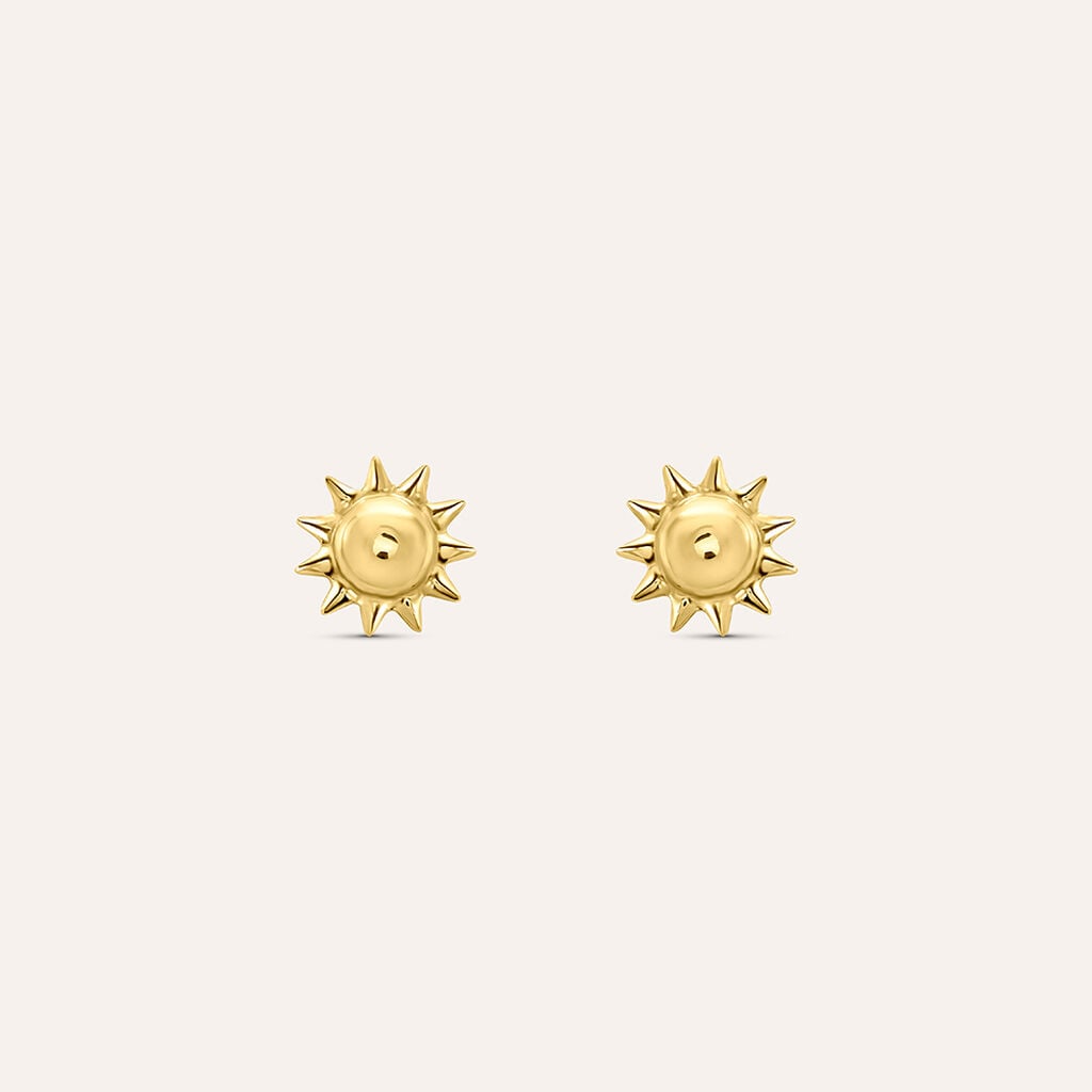 Orecchini a Lobo Stroili Bon Ton Sole Oro 9 Kt