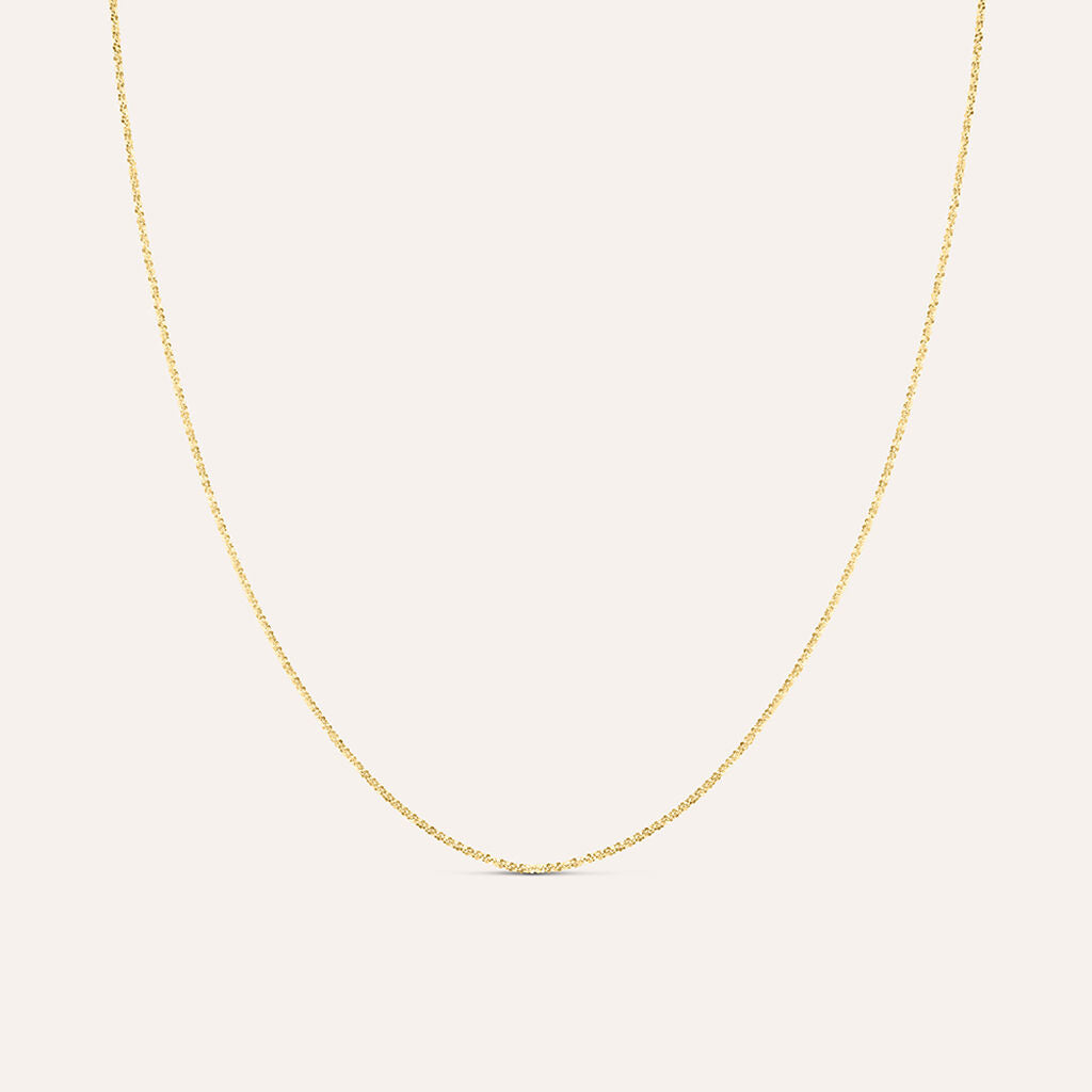 Collana Stroili Poeme Oro Giallo 9 Kt maglia Margarita