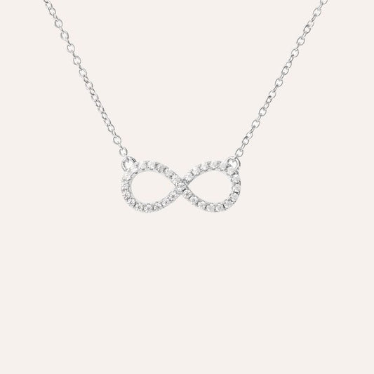 Collana Stroili Silver Moments Argento Pendente Infinito Cubic Zirconia