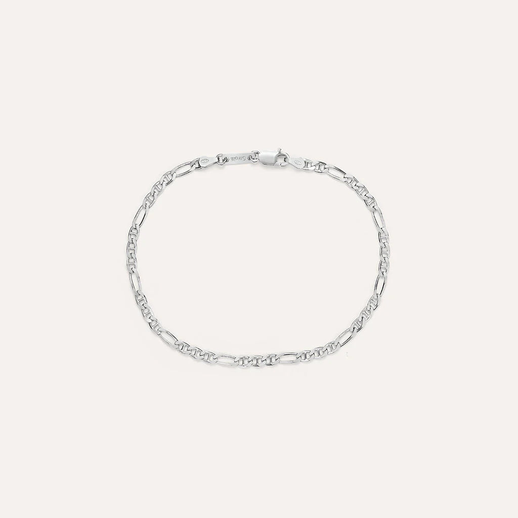 Bracciale Uomo Stroili Gentleman Argento Catena A Maglia Marinara