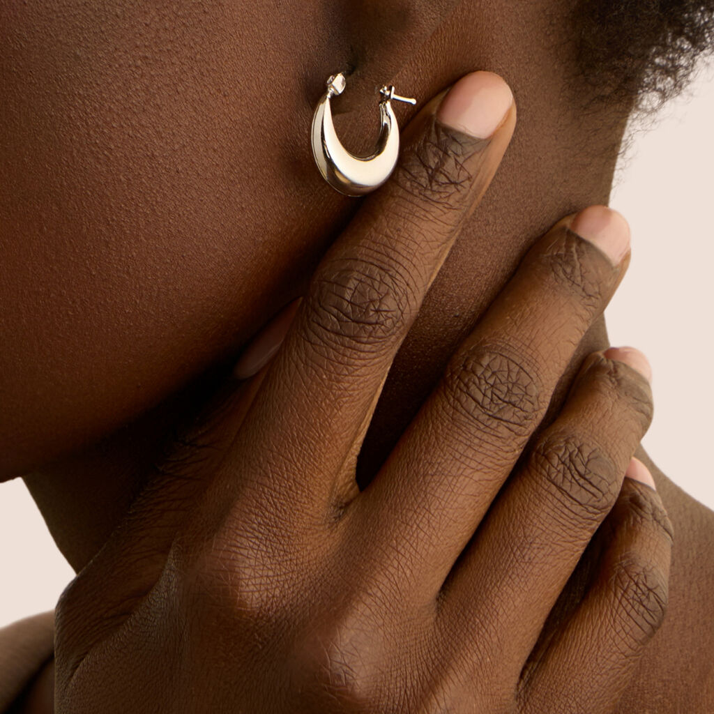 Orecchini Boccole Stroili Silver Collection Argento