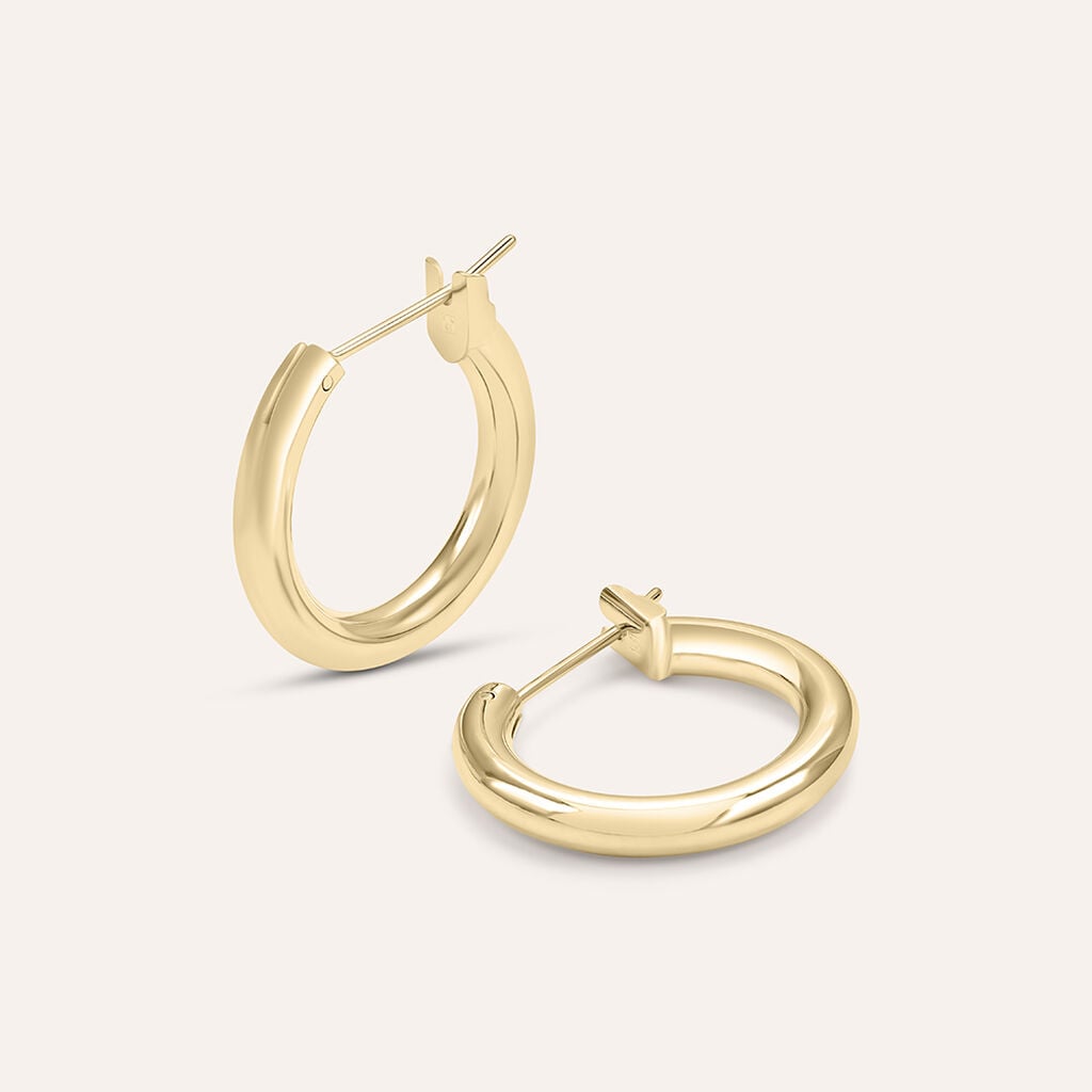 Orecchini Stroili Golden Dream Boccole Pvd Oro Tubolari
