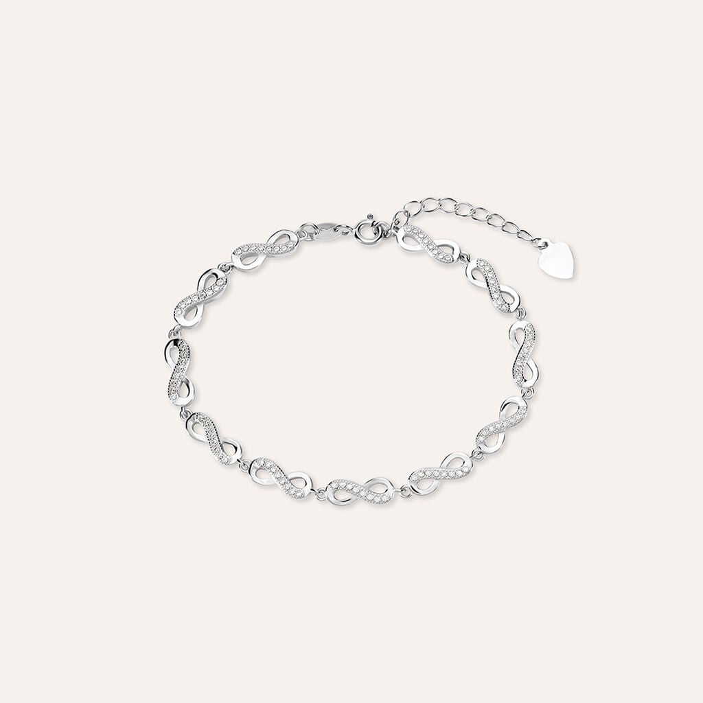 Bracciale Stroili Silver Moments Infinito Argento Cubic Zirconia