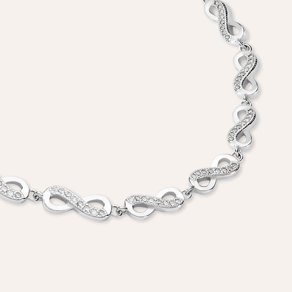 Bracciale Stroili Silver Moments Infinito Argento Cubic Zirconia