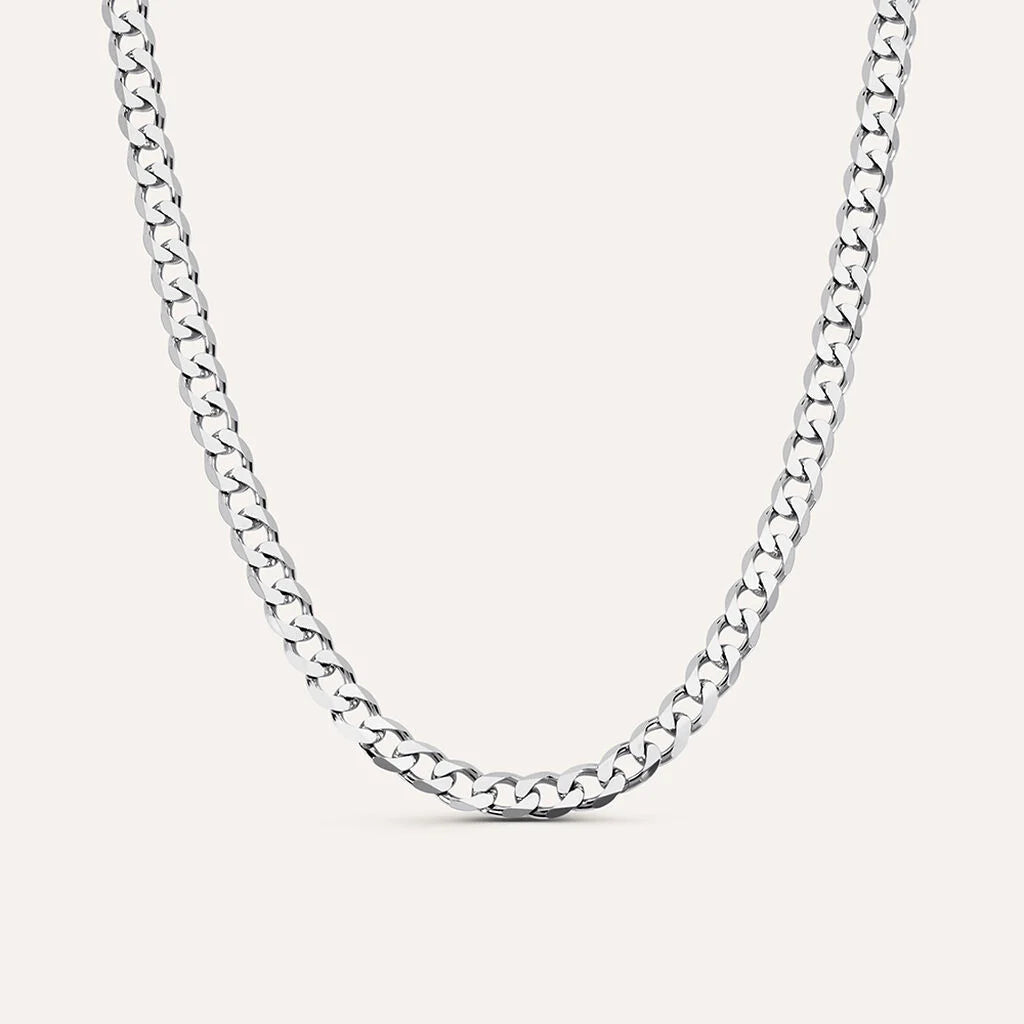 Collana Uomo Stroili Gentleman Argento Catena A Maglia Grumetta