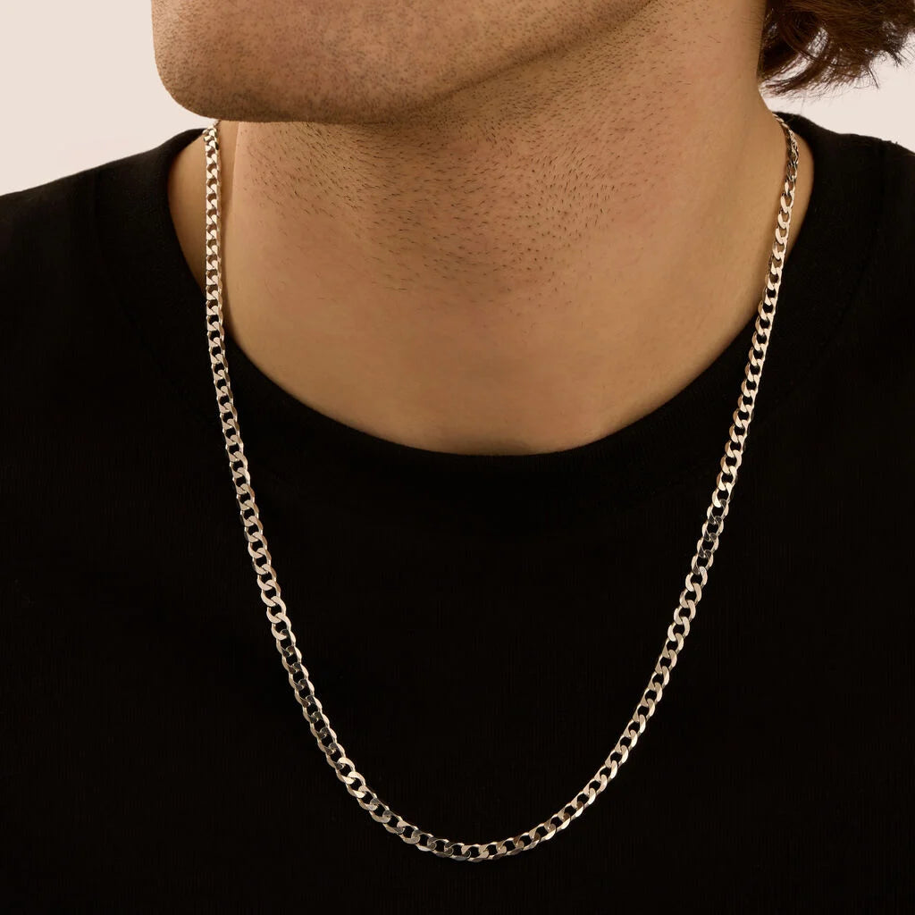Collana Uomo Stroili Gentleman Argento Catena A Maglia Grumetta