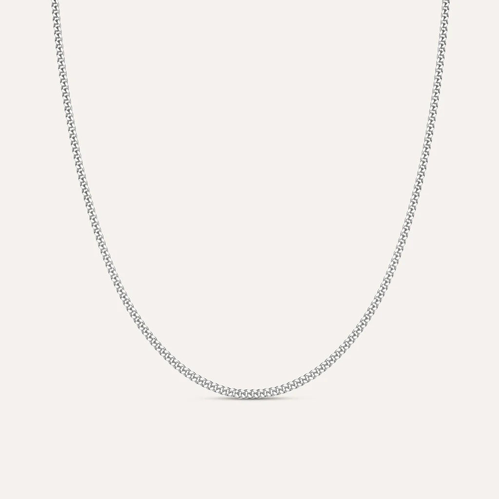 Collana Stroili Silver Collection Catena Argento Maglia Groumette