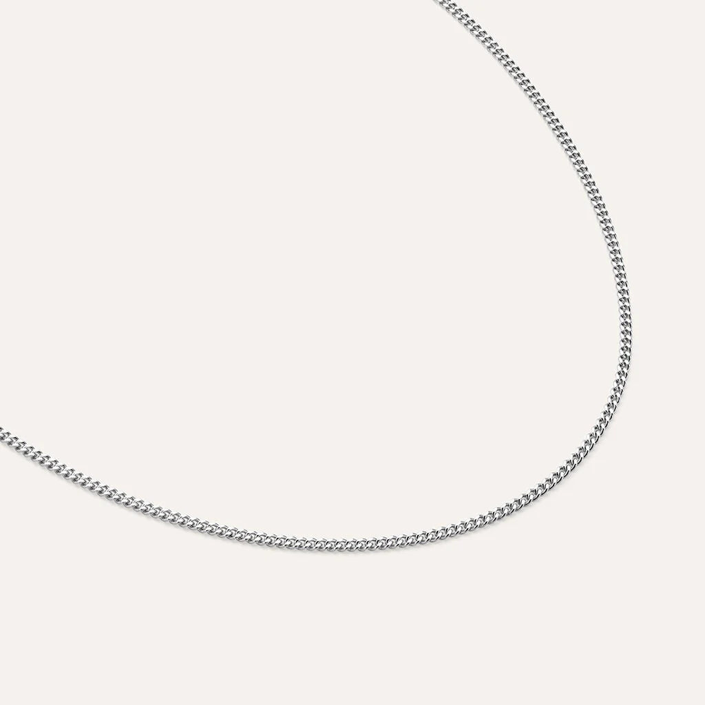 Collana Stroili Silver Collection Catena Argento Maglia Groumette