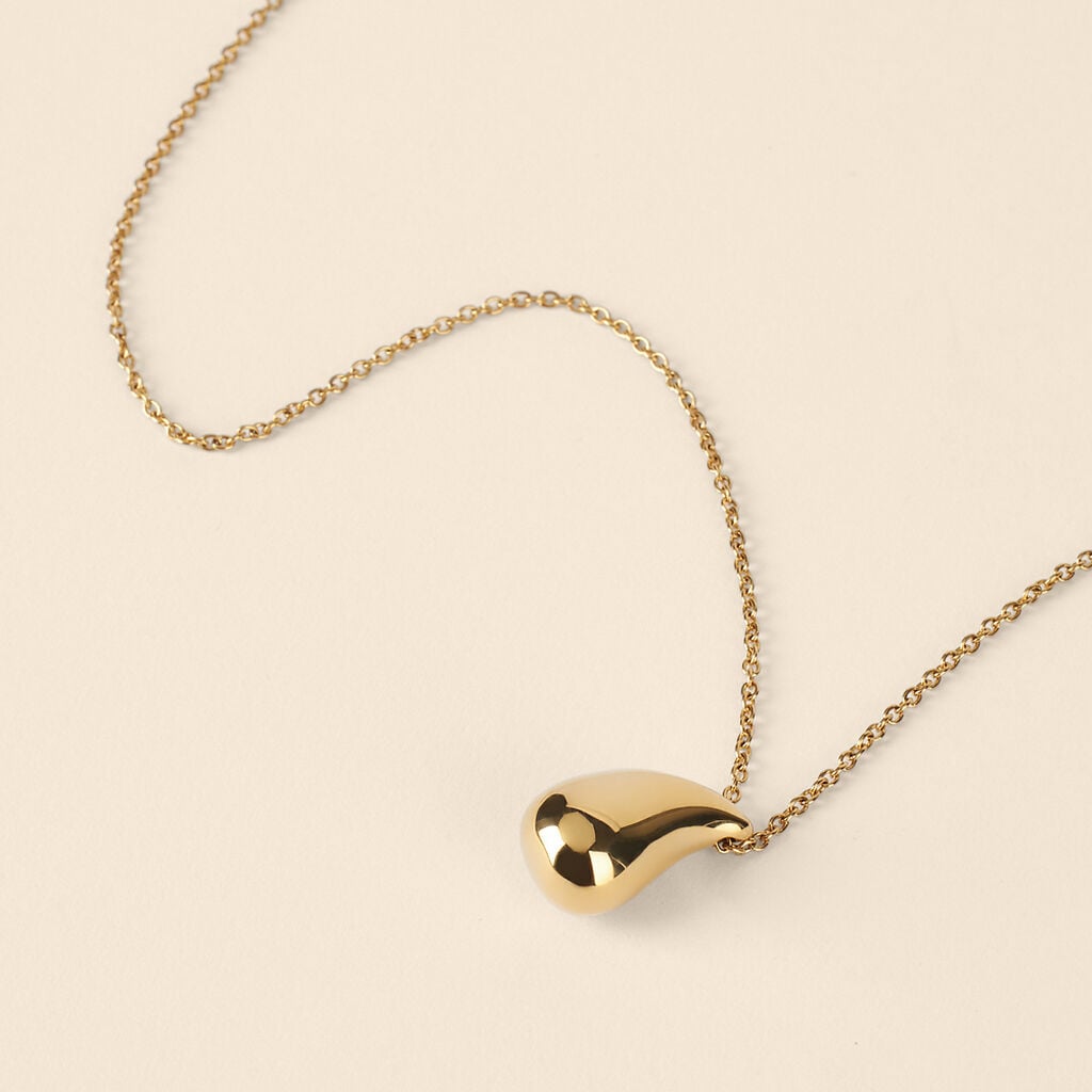Collana Stroili Lady Code Pvd Oro Pendente Goccia