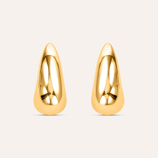 Orecchini Semiboccole Stroili Lady Code a Goccia Pvd Oro