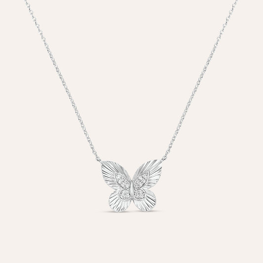 Collana Stroili Silver Moments Farfalla Argento Cubic Zirconia
