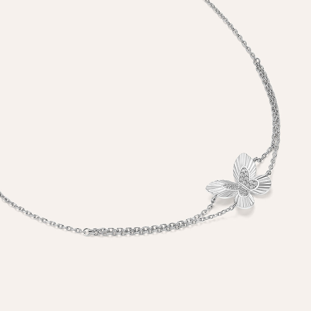 Bracciale Stroili Silver Moments Farfalla Argento Cubic Zirconia