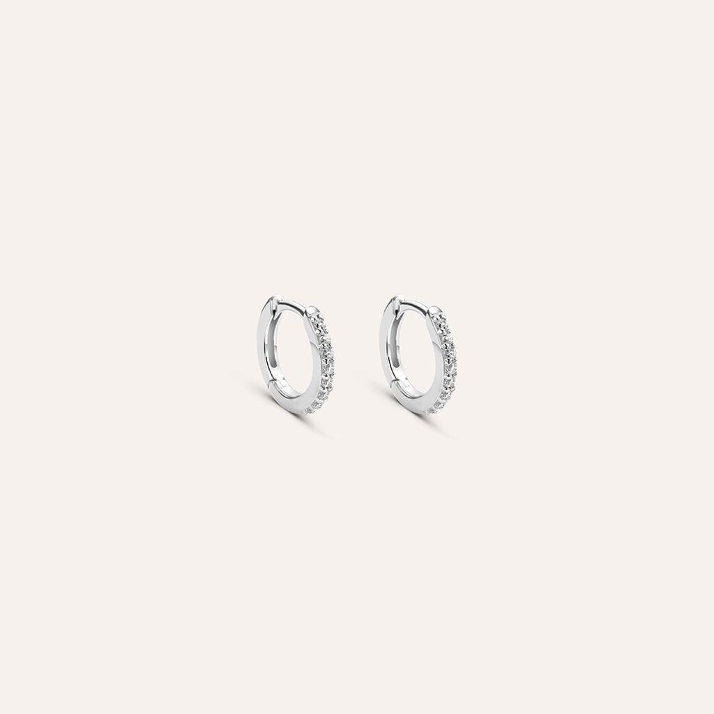 Orecchini Boccolette Stroili Silver Elegance Argento Cubic Zirconia