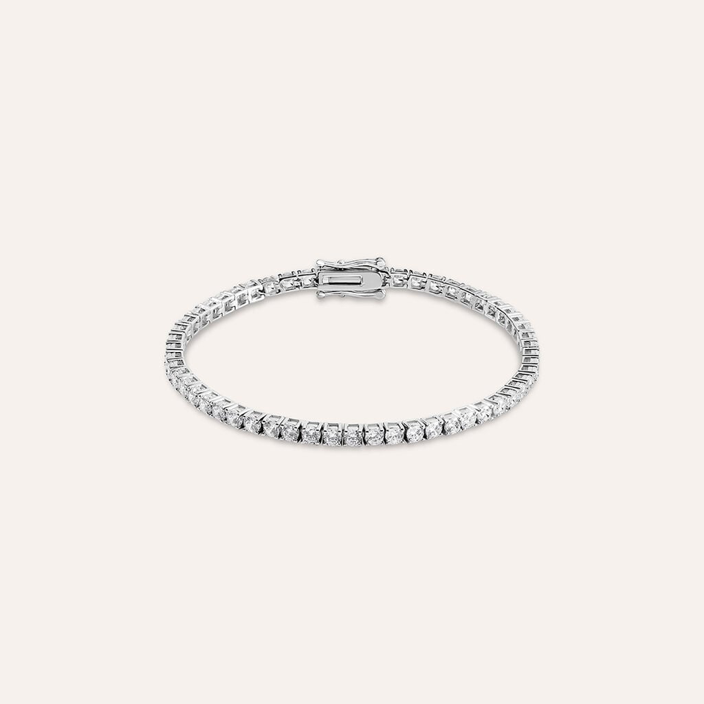 Bracciale Tennis Stroili Silver Elegance Tennis Argento Cubic Zirconia