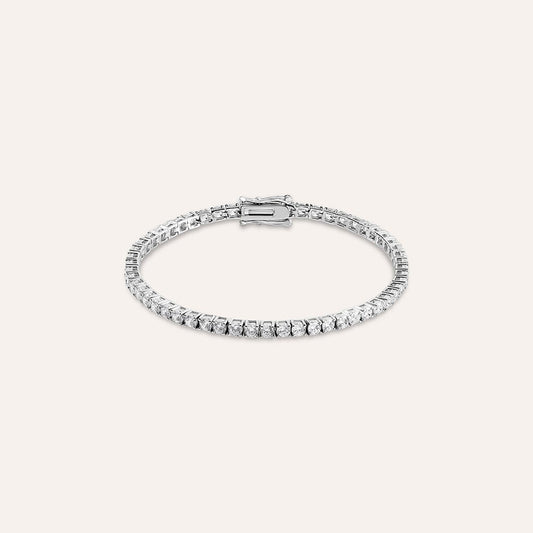 Bracciale Tennis Stroili Silver Elegance Tennis Argento Cubic Zirconia