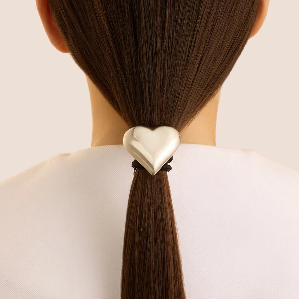 Elastico Per Capelli Stroili Con Cuore In Acciaio