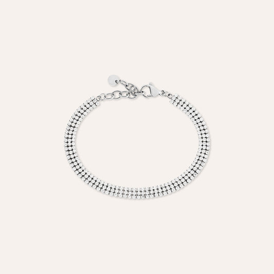 Bracciale Tennis Stroili Aura Acciaio Cubic Zirconia