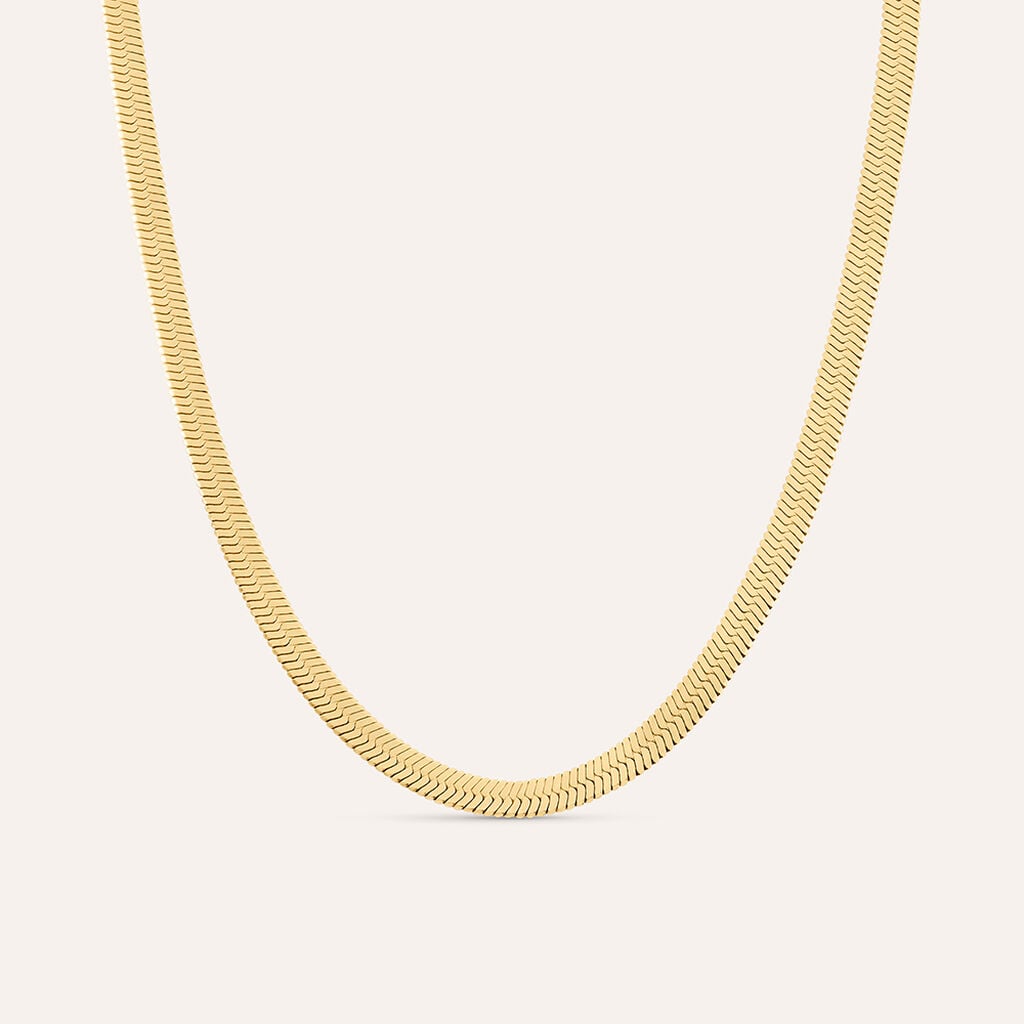 Collana Stroili Radiance Acciaio Pvd Oro Maglia Flex