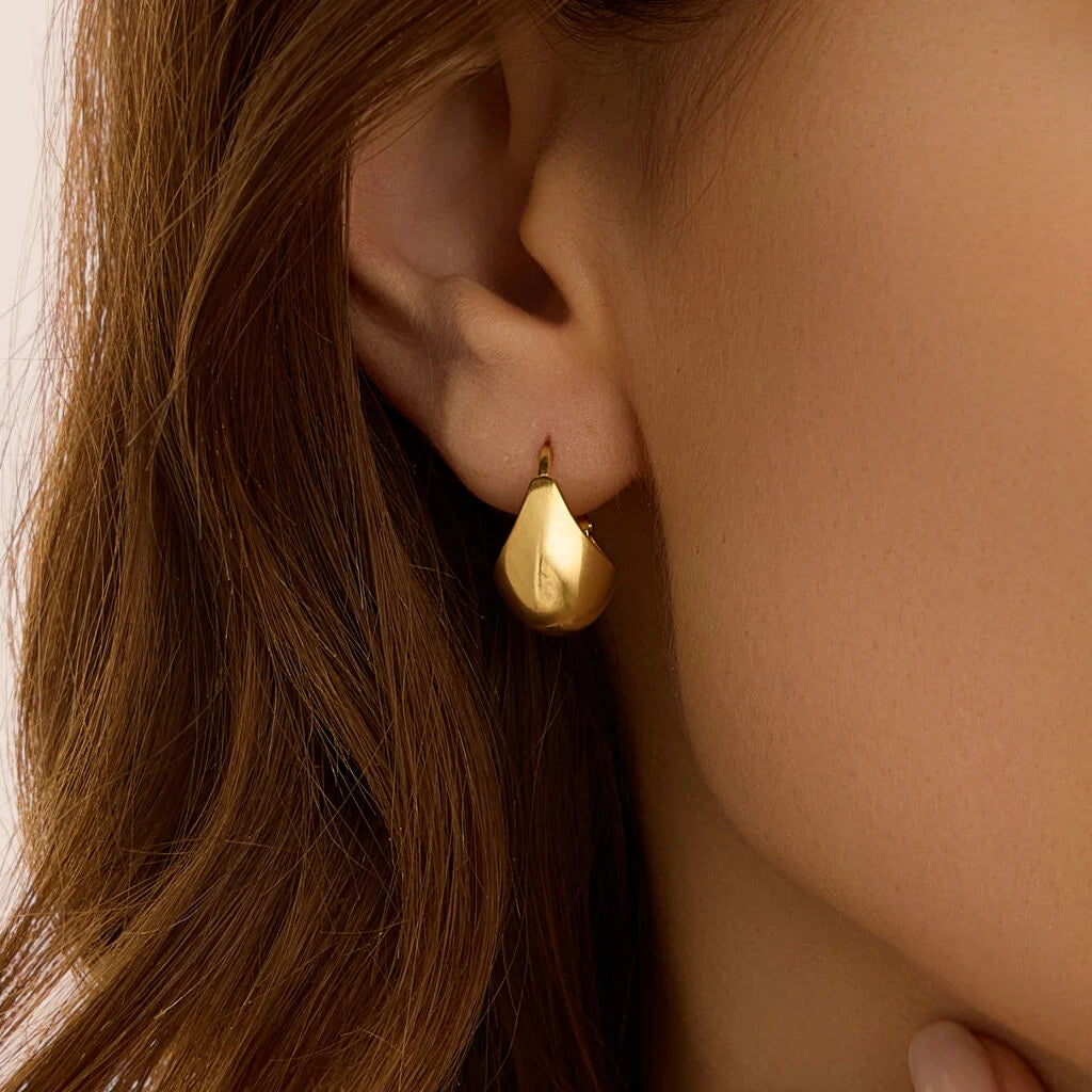Orecchini Avvolgilobo Stroili Silver Collection Argento Dorato