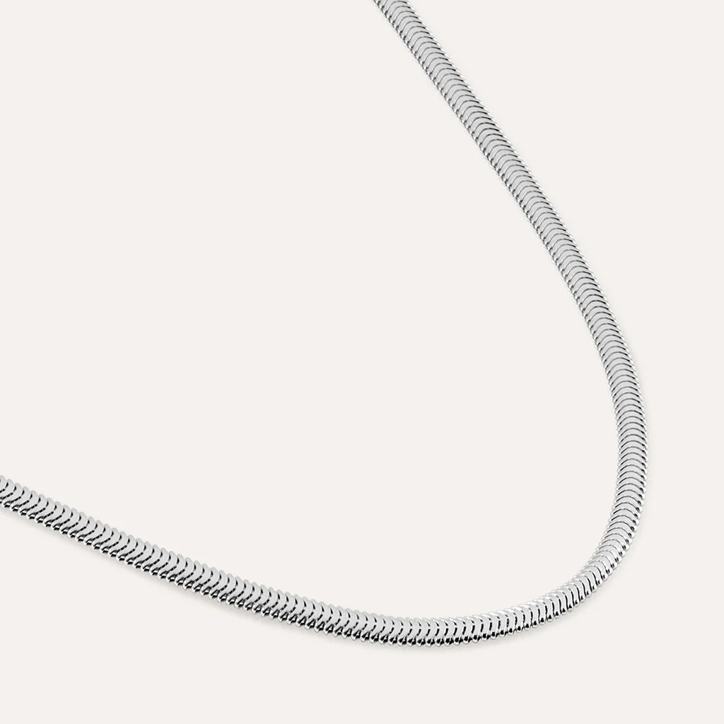 Collana Uomo Stroili Gentleman Argento Maglia Snake Piatta