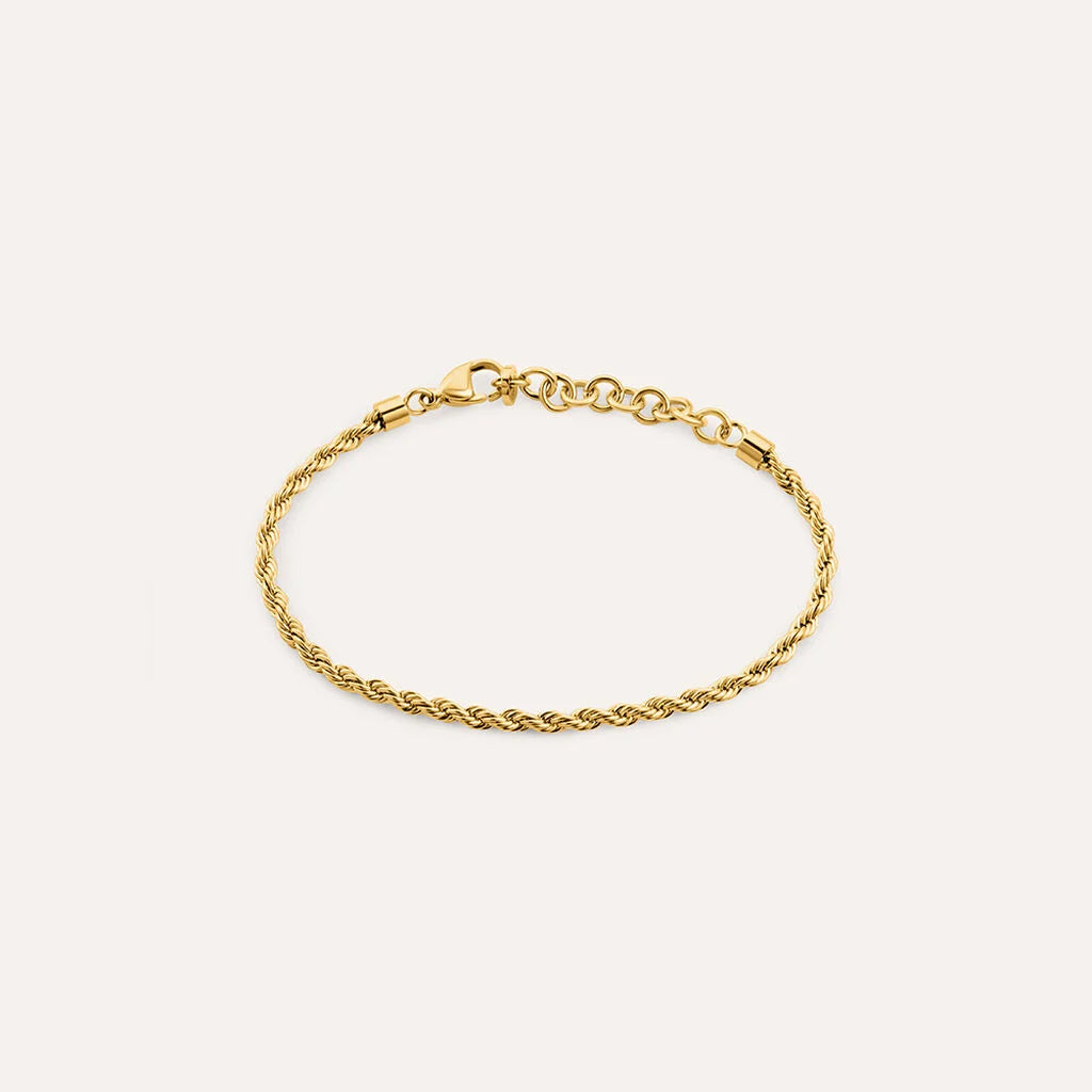 Bracciale Stroili Radiance Acciaio Pvd Oro Catena Maglia Corda