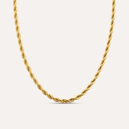 Collana Stroili Radiance Acciaio Pvd Oro Catena Maglia Corda
