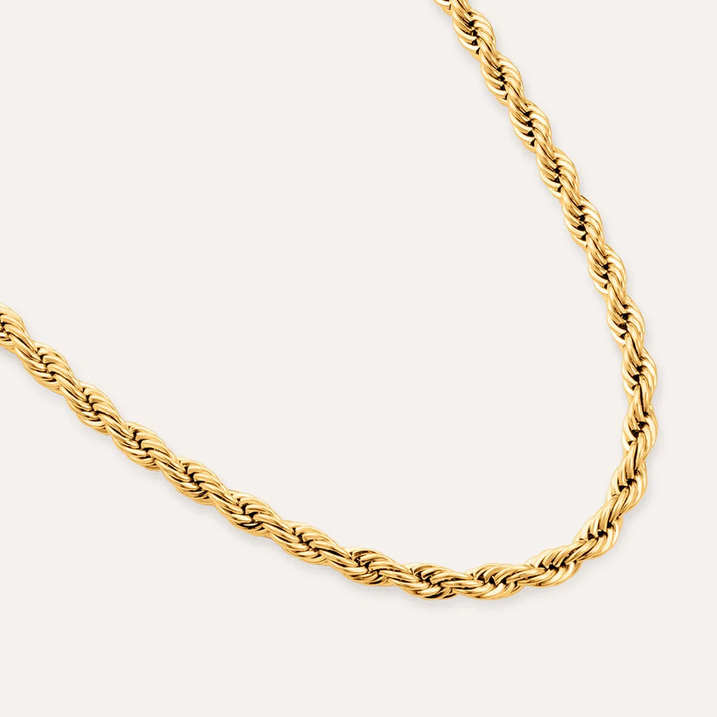 Collana Stroili Radiance Acciaio Pvd Oro Catena Maglia Corda