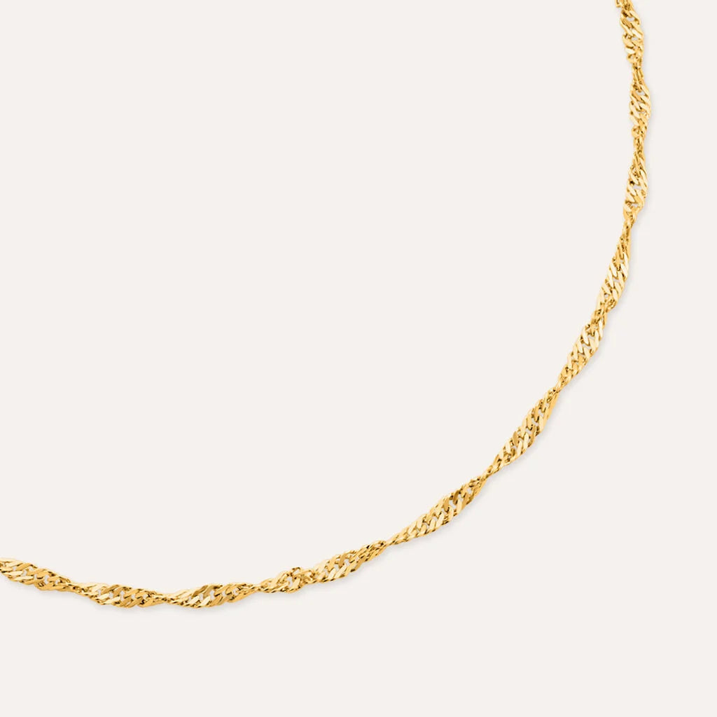 Bracciale Stroili Radiance Acciaio Pvd Oro Catena Maglia Singapore