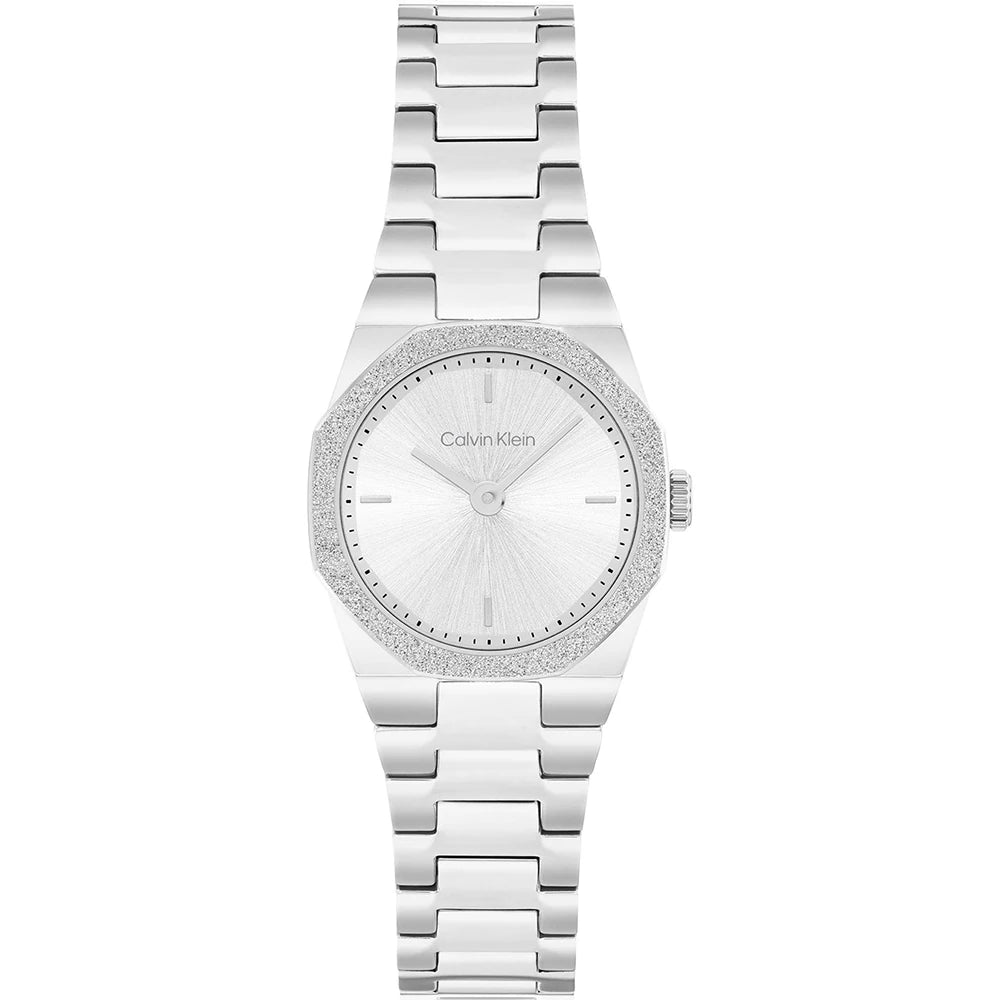 Orologio Calvin Klein Geometric Elegance Lady 23 Mm Acciaio Braccialato Silver
