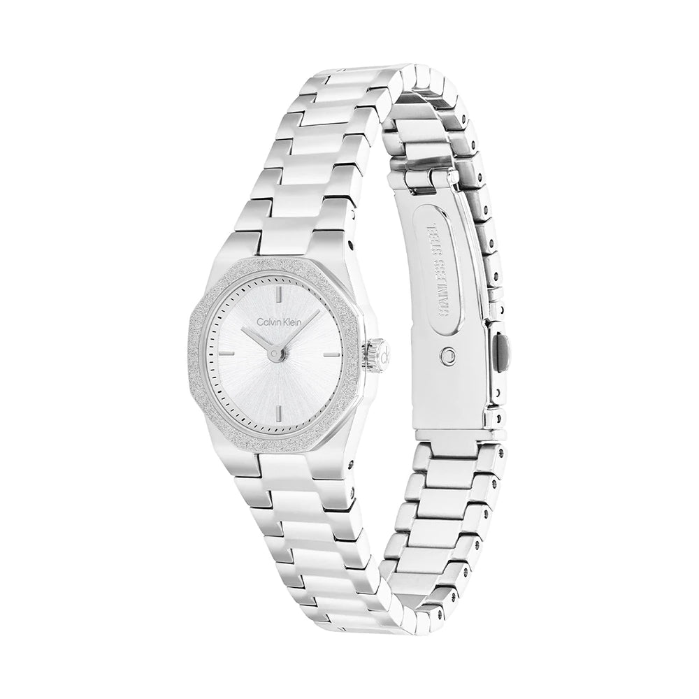 Orologio Calvin Klein Geometric Elegance Lady 23 Mm Acciaio Braccialato Silver