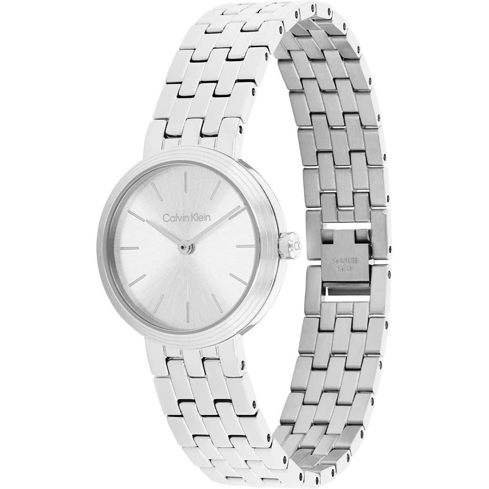 Orologio Calvin Klein Forme Lady 26 Mm Acciaio Braccialato Silver