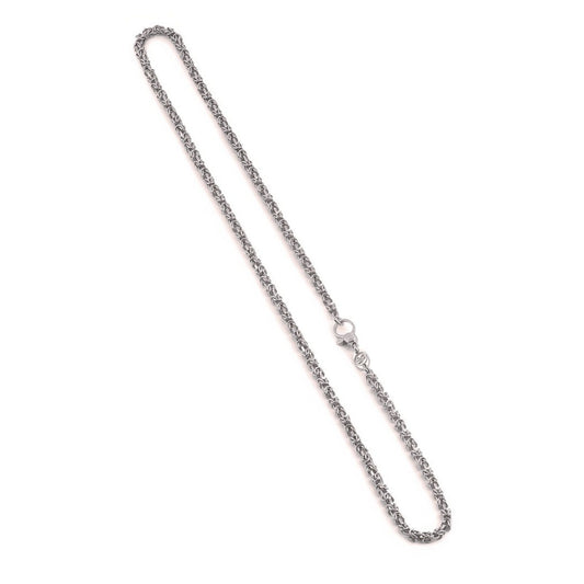 Collana Gerardo Sacco in Argento Maglia Bizantina