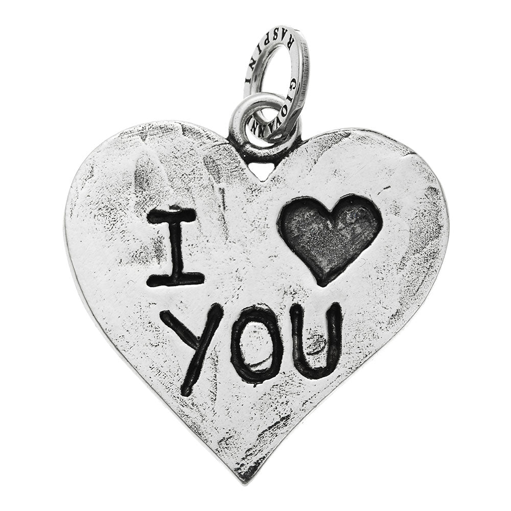 Charms Giovanni Raspini Charm Cuore "I Love You"