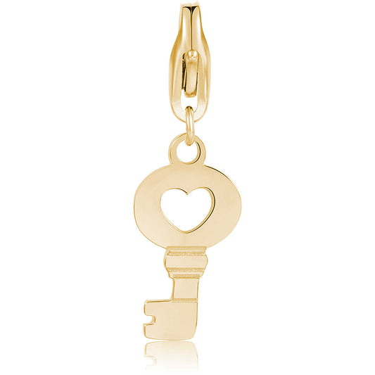 Charms Sagapò Happy Charm Chiave Pvd Oro