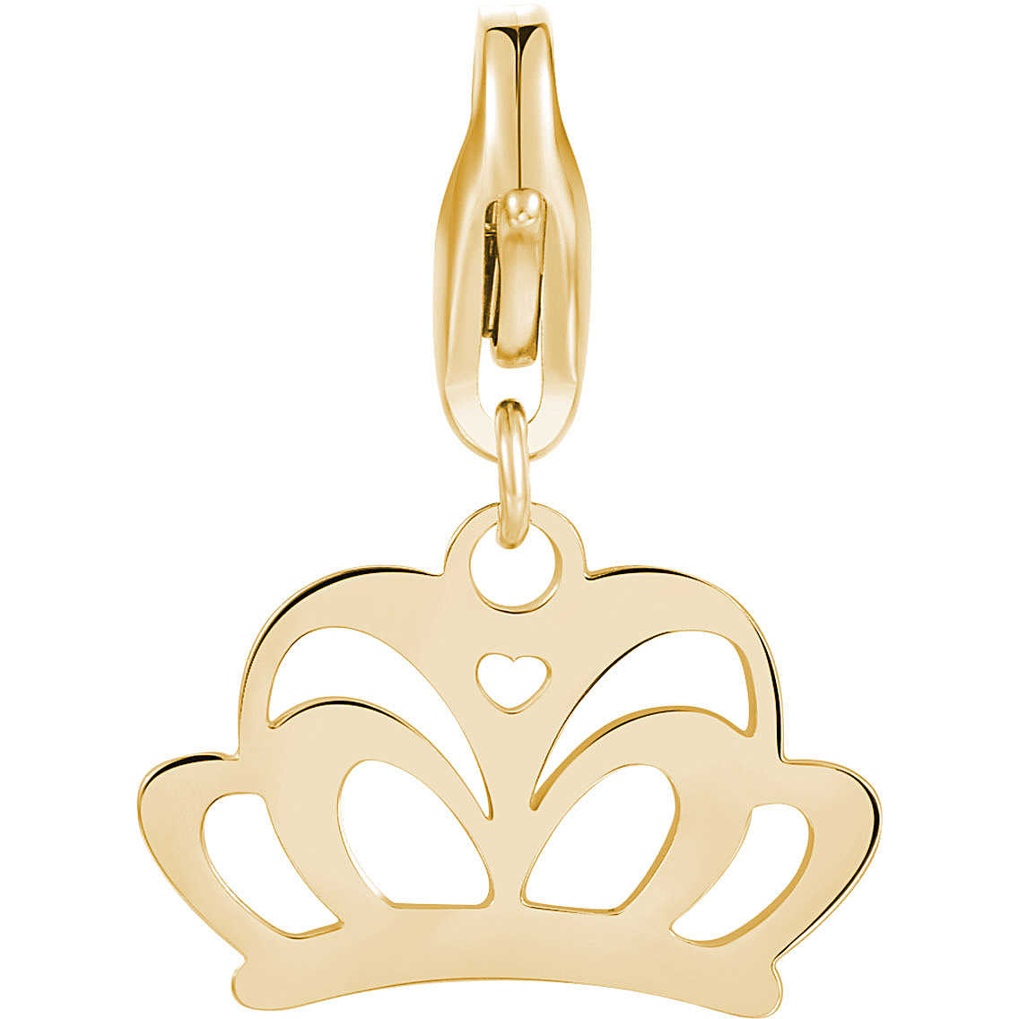 Charms Sagapò Happy Be Chic Charm Corona Pvd Oro