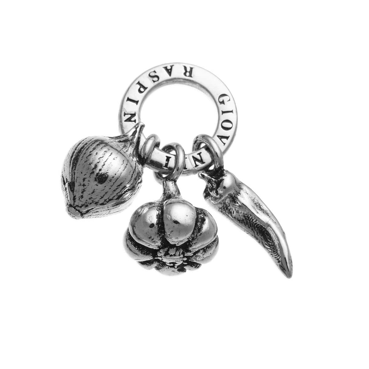 Charm Giovanni Raspini Tris  Antistrega Argento 925