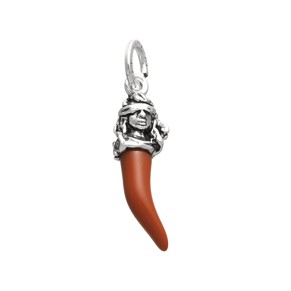 Charms Giovanni Raspini Charm Corno Rosso Dea Fortuna