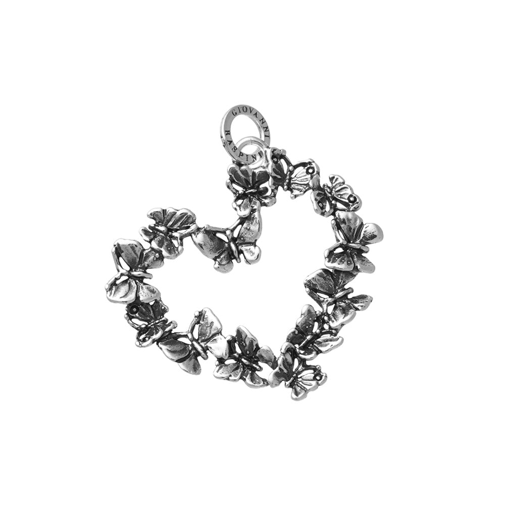 Charms Giovanni Raspini Charm Cuore Farfalle