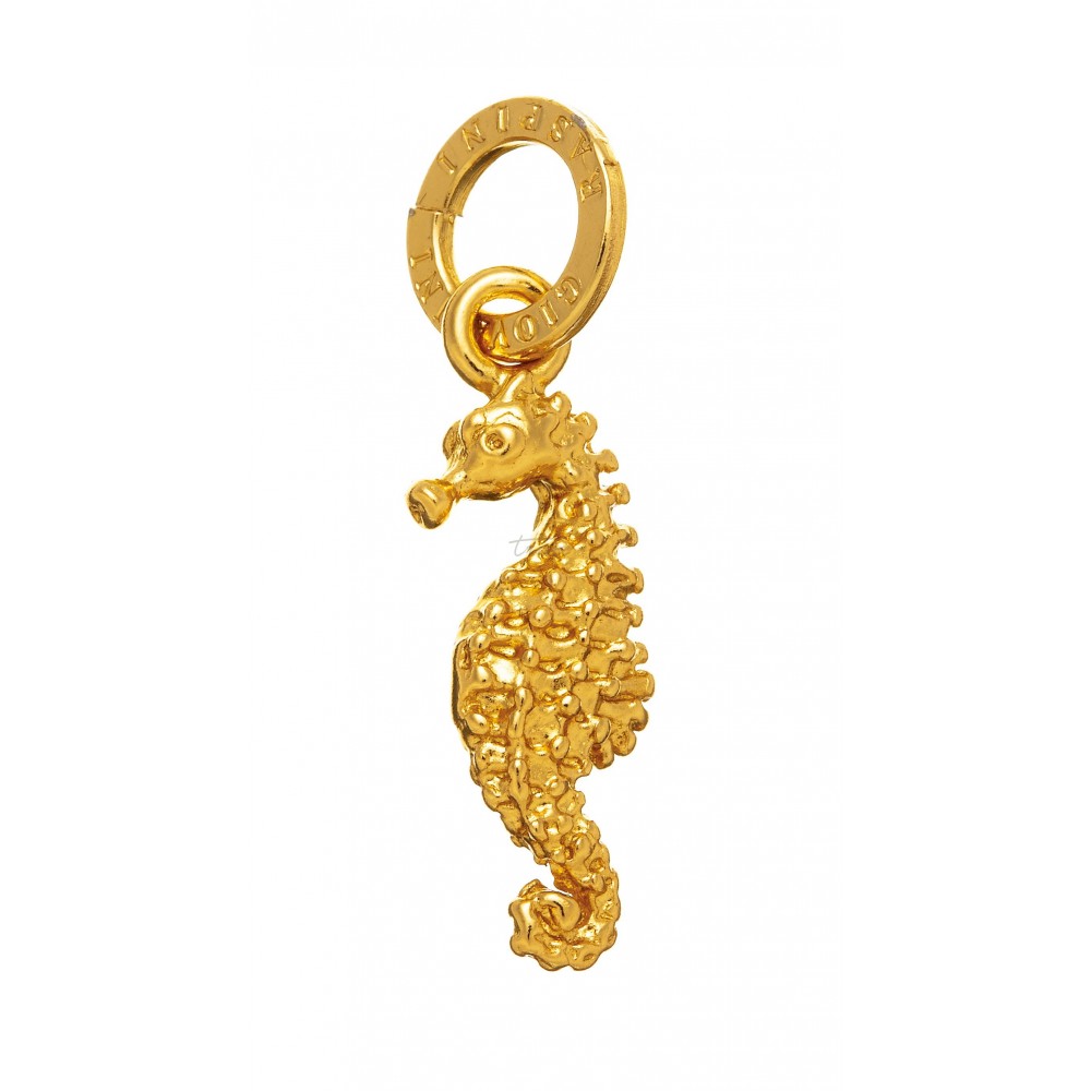 Charms Giovanni Raspini Charm Golden Cavalluccio Marino